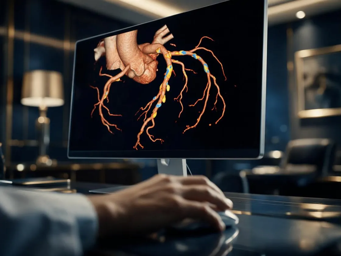 AI analysis of coronary arteries